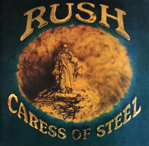 the album cover for Rush - Caress Of Steel (remastered)
