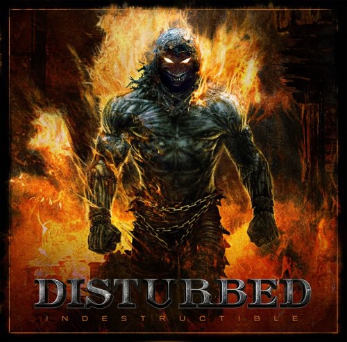 the album cover for Disturbed - Indestructible