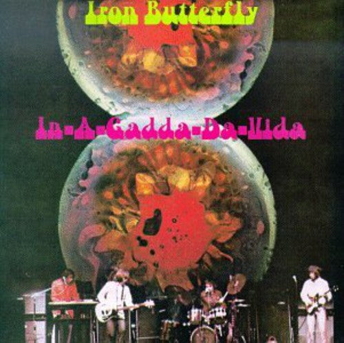 the album cover for Iron Butterfly - In-A-Gadda-Da-Vida