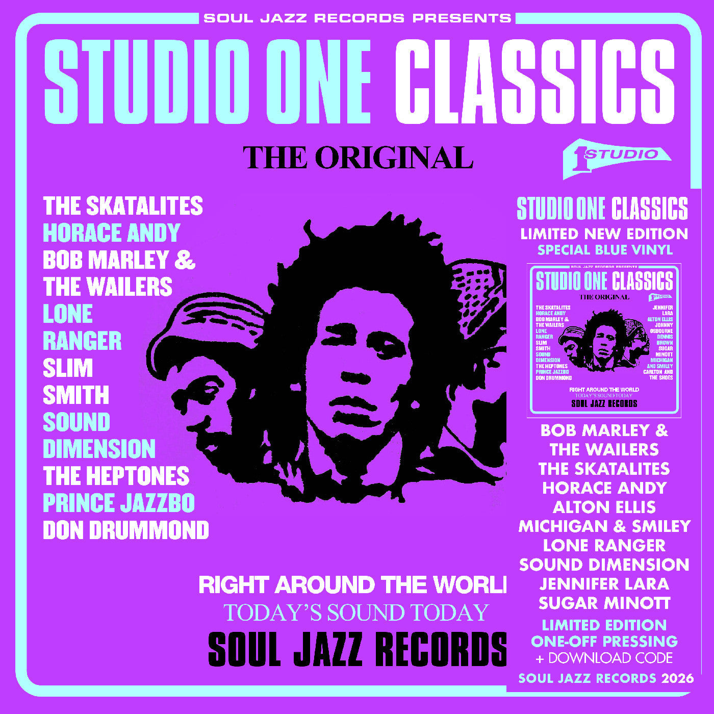 Pre-order: Various - Studio One Classics (blue vinyl)