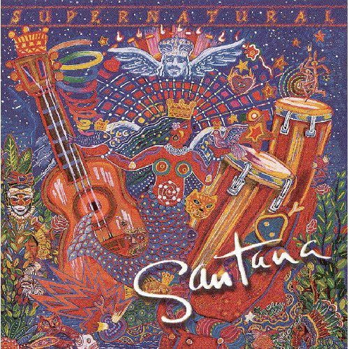 the album cover for Santana - Supernatural