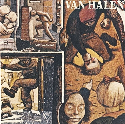 the album cover for Van Halen - Fair Warning