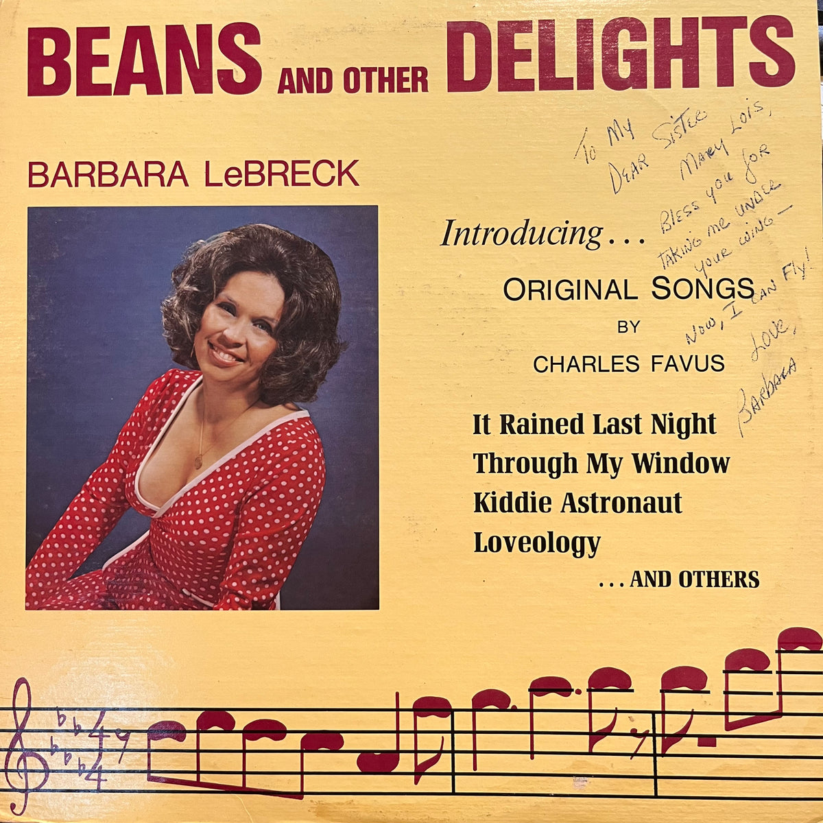 Barbara LeBreck – Beans And Other Delights LP