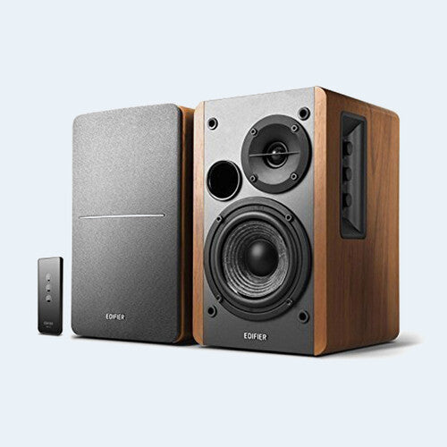 Edifier R1280T Powered Bookshelf Speakers - 42 Watts (Wood Finish) (4001345)