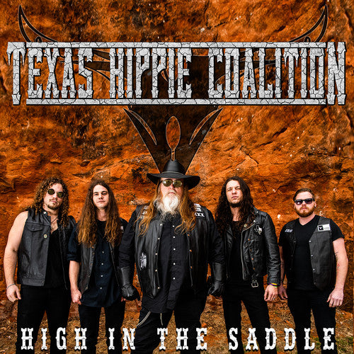 the album cover for Texas Hippie Coalition - High In The Saddle