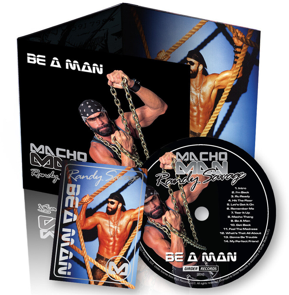 the album cover for Macho Man Randy Savage - Be A Man