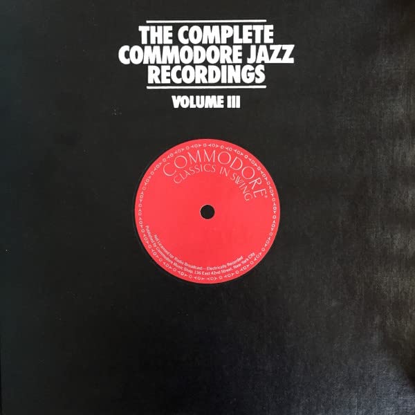 Various - Complete Commodore Jazz Recordings Vol 3 Box Set LP