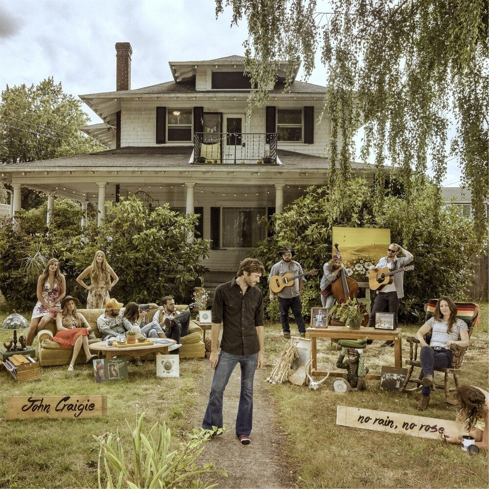 the album cover for John Craigie - No Rain, No Rose