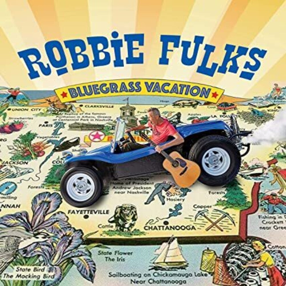 the album cover for Robbie Fulks - Bluegrass Vacation