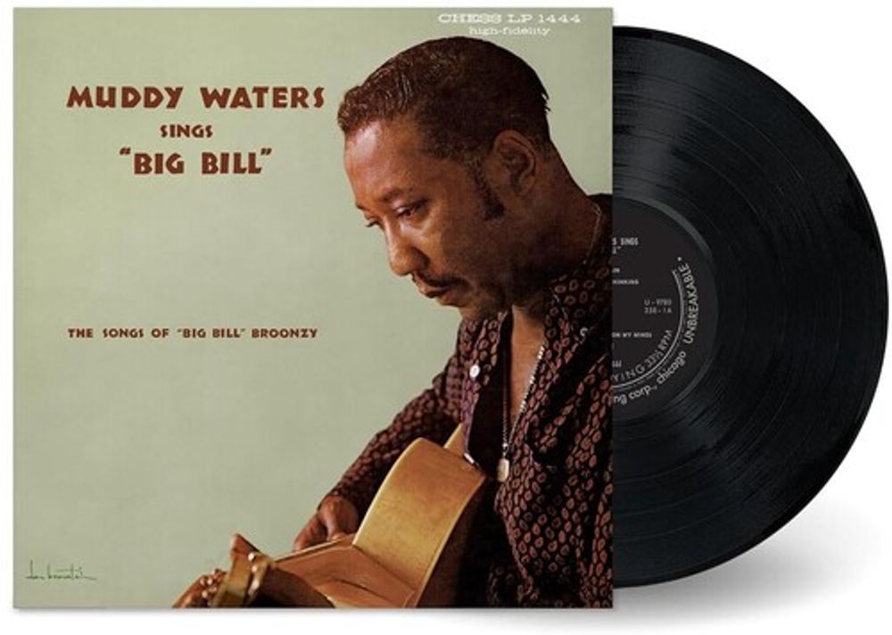 the album cover for Muddy Waters - Muddy Waters Sings Big Bill (Chess Acoustic Sound)