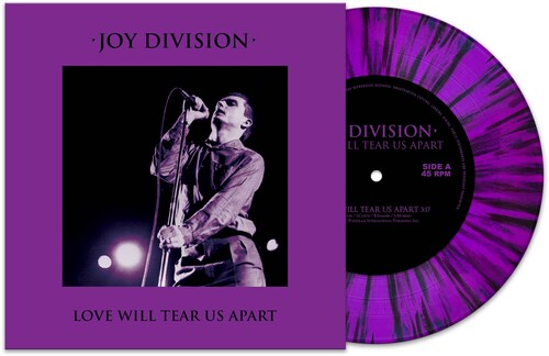 Joy Division - Love Will Tear Us Apart - Purple/black Splatter