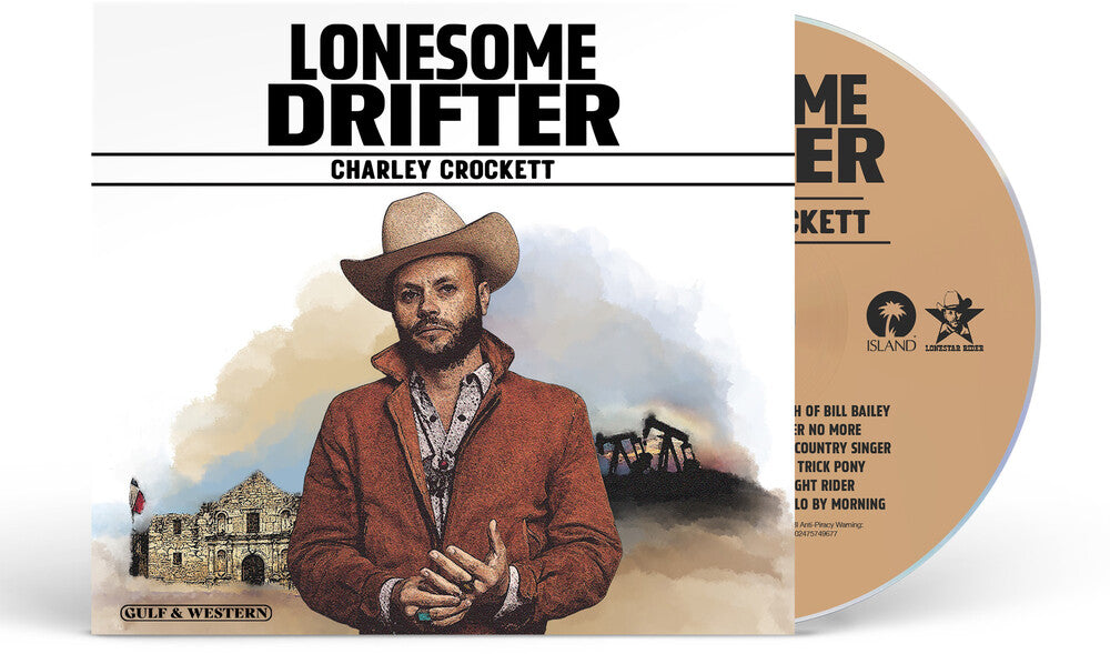 the album cover for Charley Crockett - Lonesome Drifter
