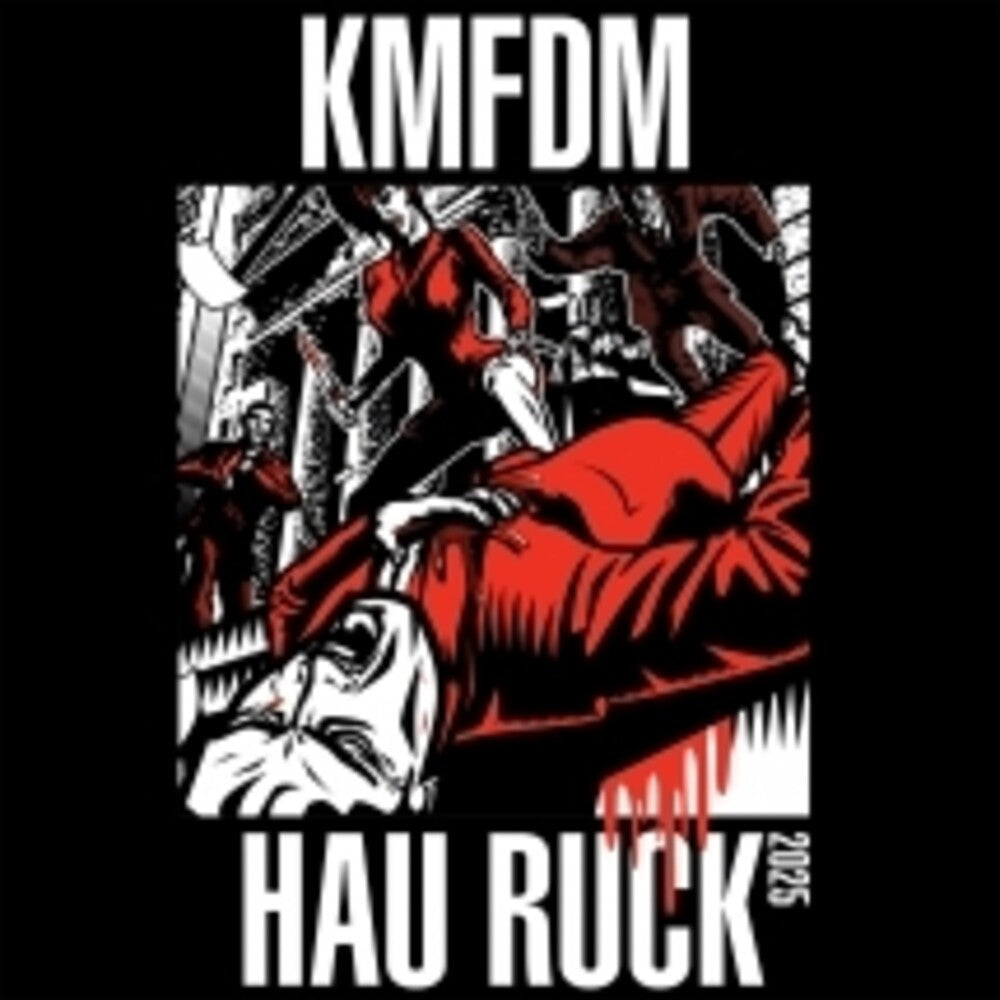 the album cover for KMFDM - Hau Ruck 2025