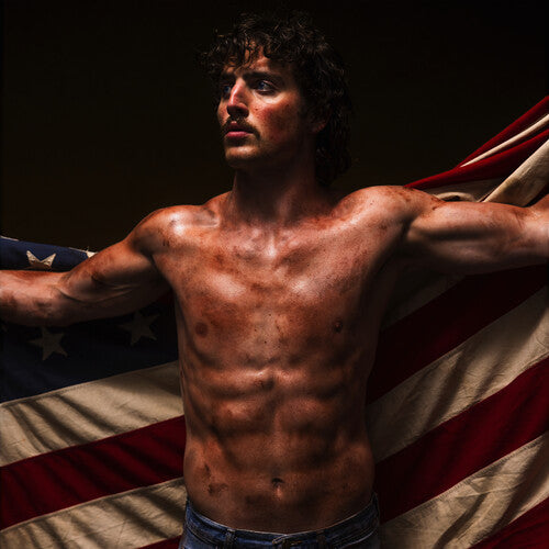 Benson Boone - American Heart (blue/white/red swirl)