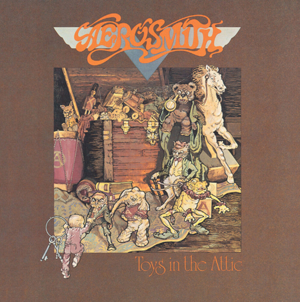 the album cover for Aerosmith - Toys In The Attic - SHM-Paper Sleeve