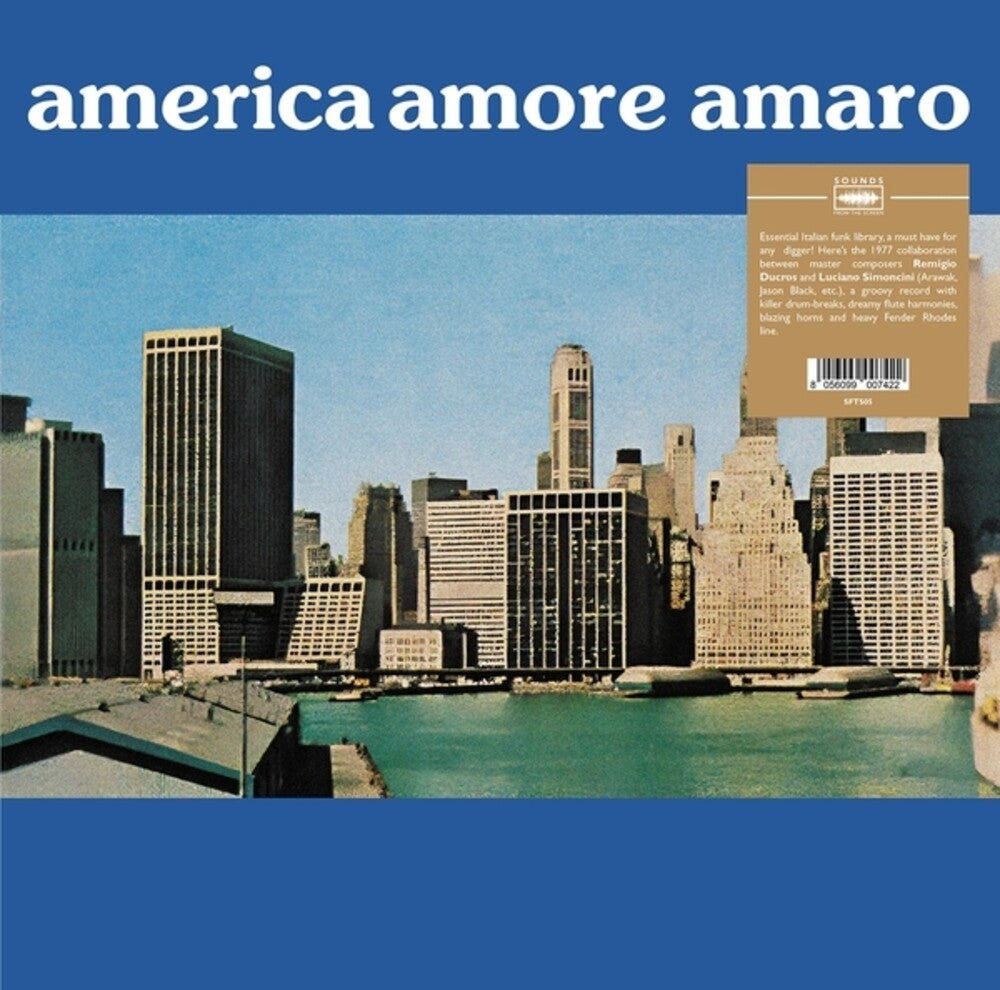 the album cover for Du Remigio Cros / Simoncini,Luciano - America Amore Amaro