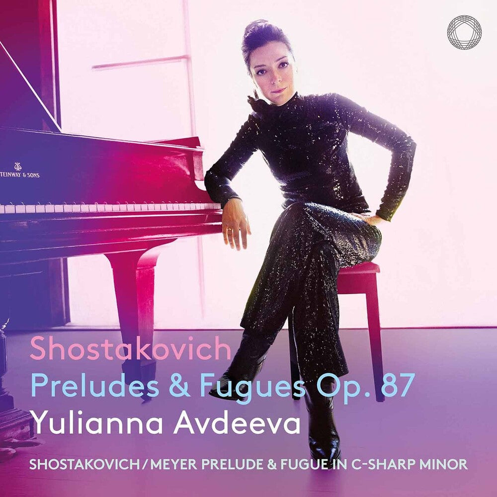 the album cover for Avdeeva Yulianna / Meyer - Shostakovich: Preludes & Fugues Op. 87