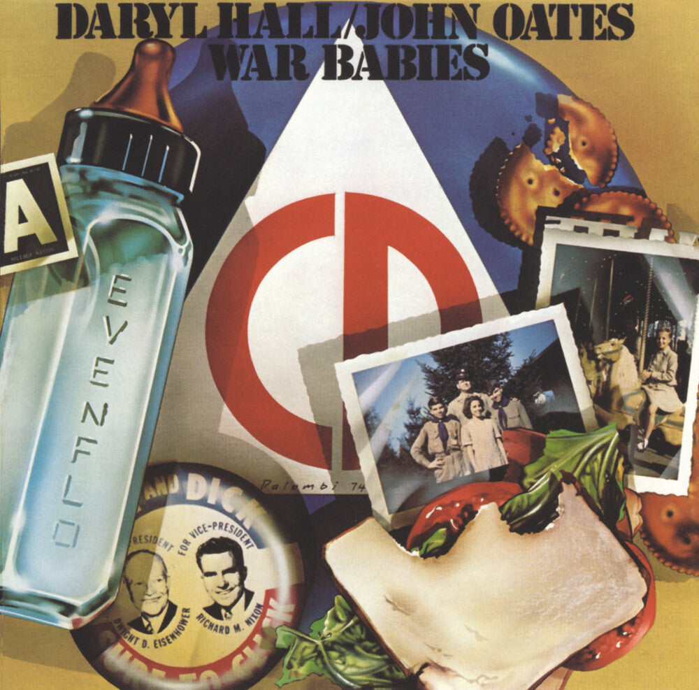 the album cover for Daryl Hall / Oates,John - War Babies (Hol)
