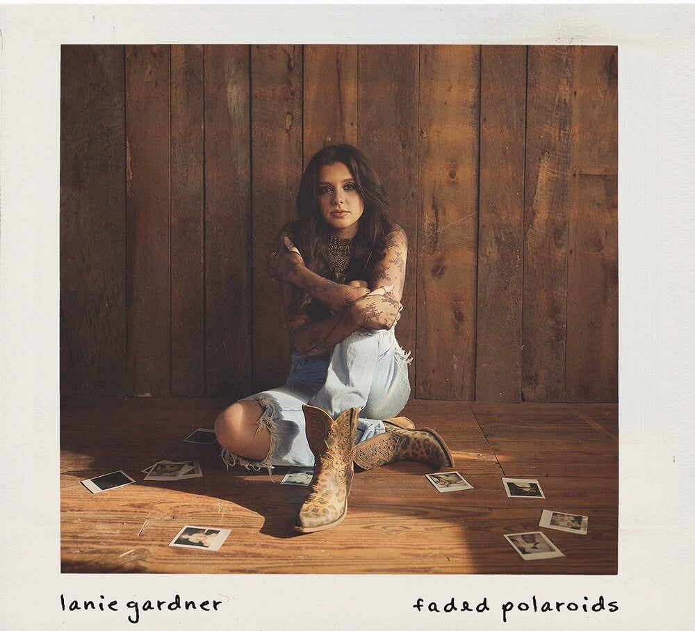the album cover for Lanie Gardner - Faded Polaroids