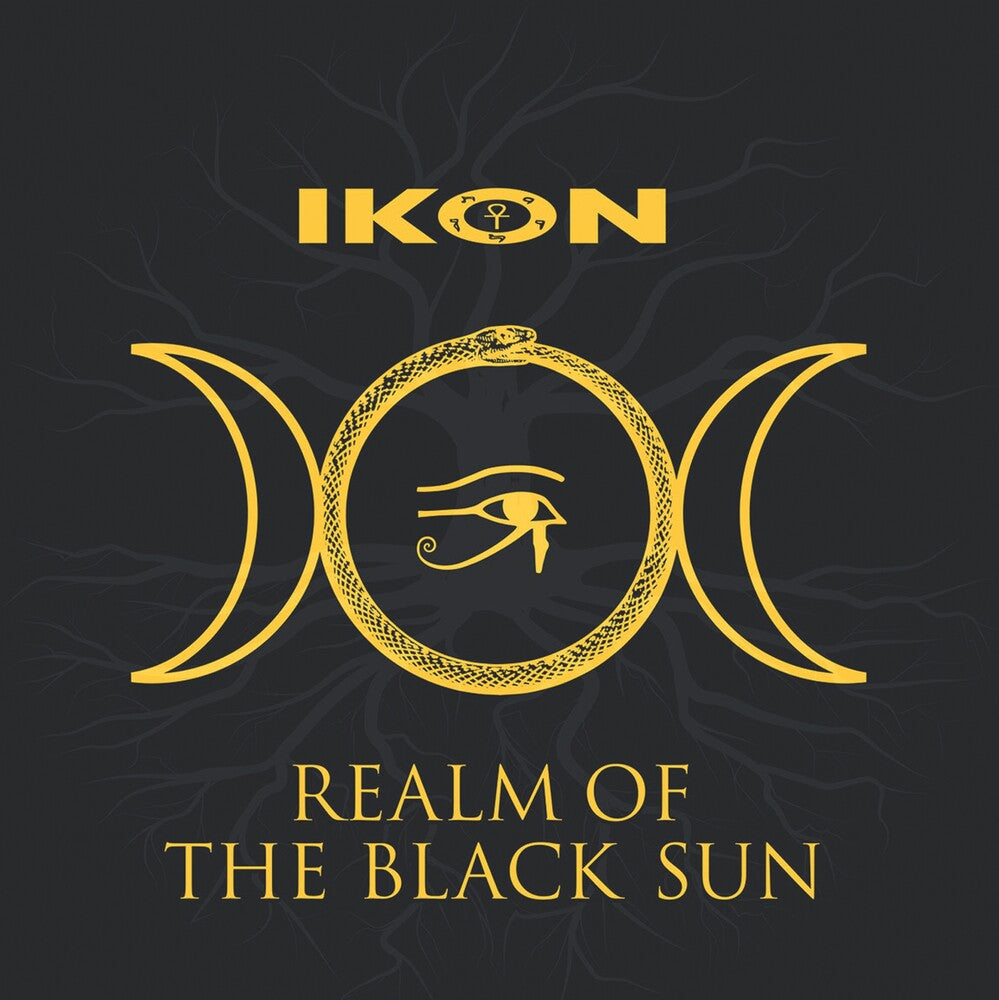 the album cover for Ikon - Realm Of The Black Sun