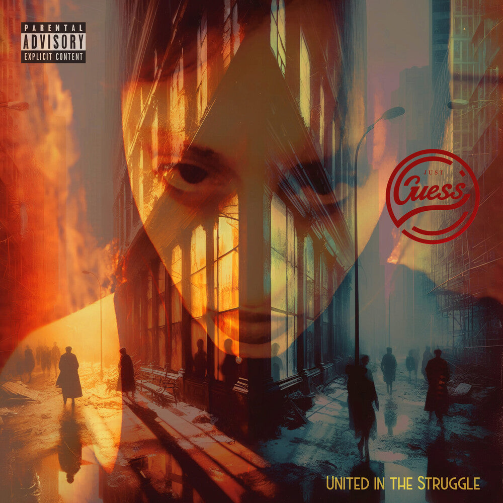 the album cover for Just Guess - United In The Struggle