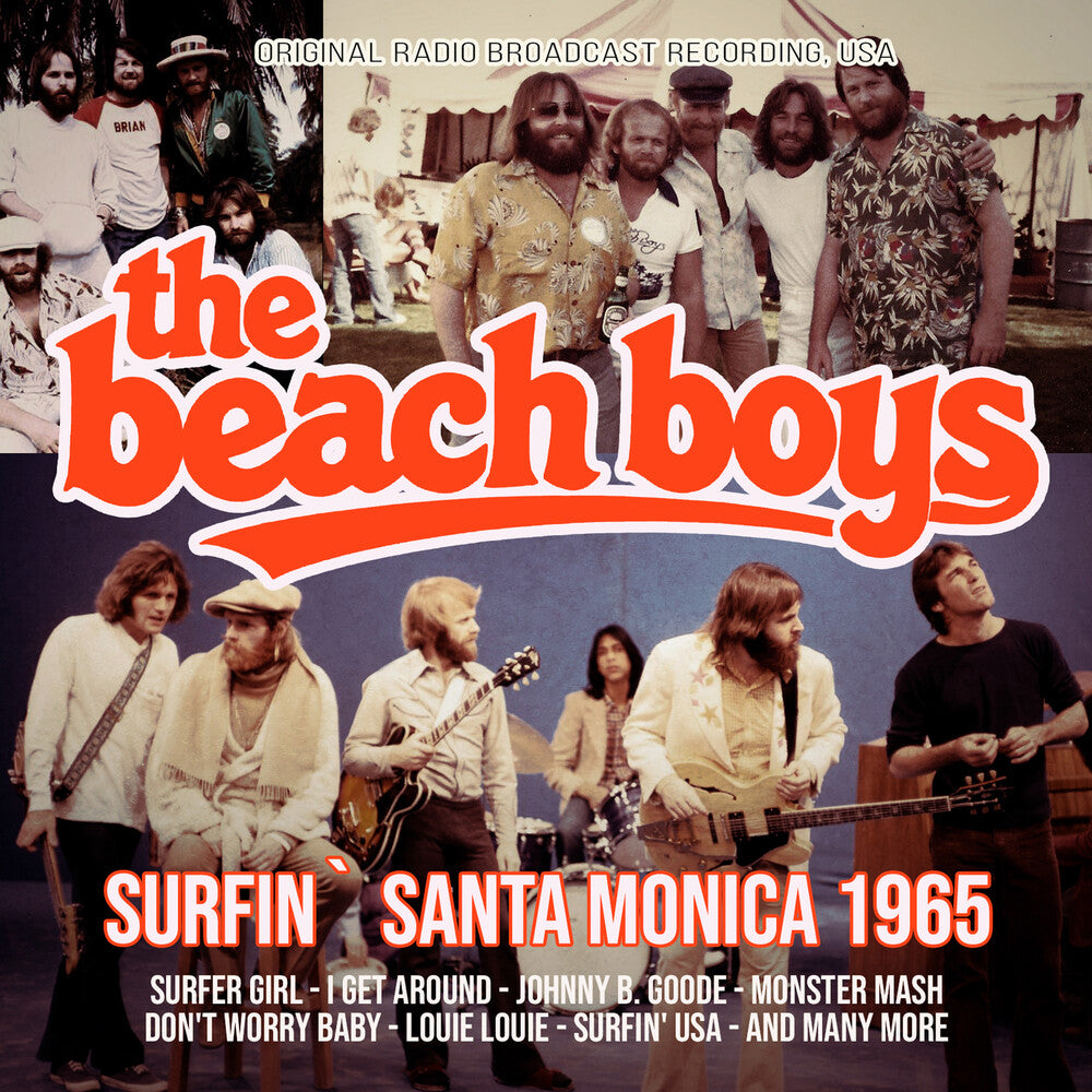 the album cover for Beach Boys - Surfin' Santa Monica 1965