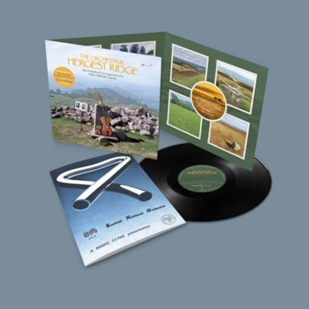 the album cover for Mike Oldfield / Bedford,David / Hillage,Steve - Original 1976 Broadcast Of The Orchestral Hergest