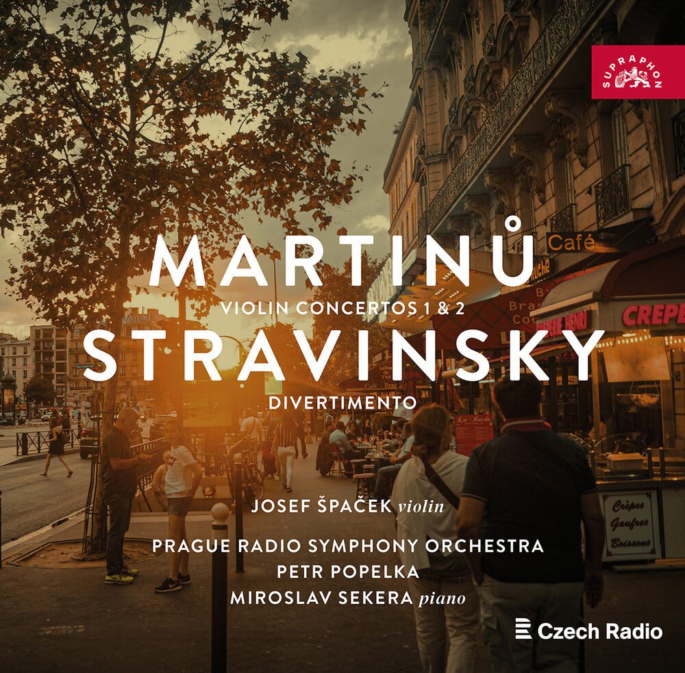 Pre-Order: Josef Spacek - Bohuslav Martinu: Violin Concertos: Stravinsky: