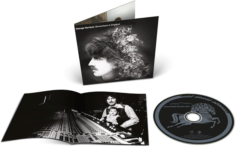 the album cover for George Harrison - Somewhere In England