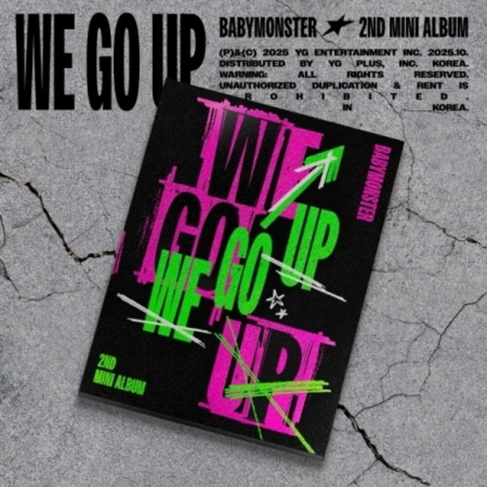 the album cover for Babymonster - We Go Up - Up Version (Post) (Stic) (Pcrd) (Phob)
