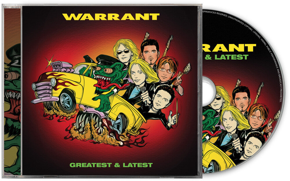 the album cover for Warrant - Greatest & Latest