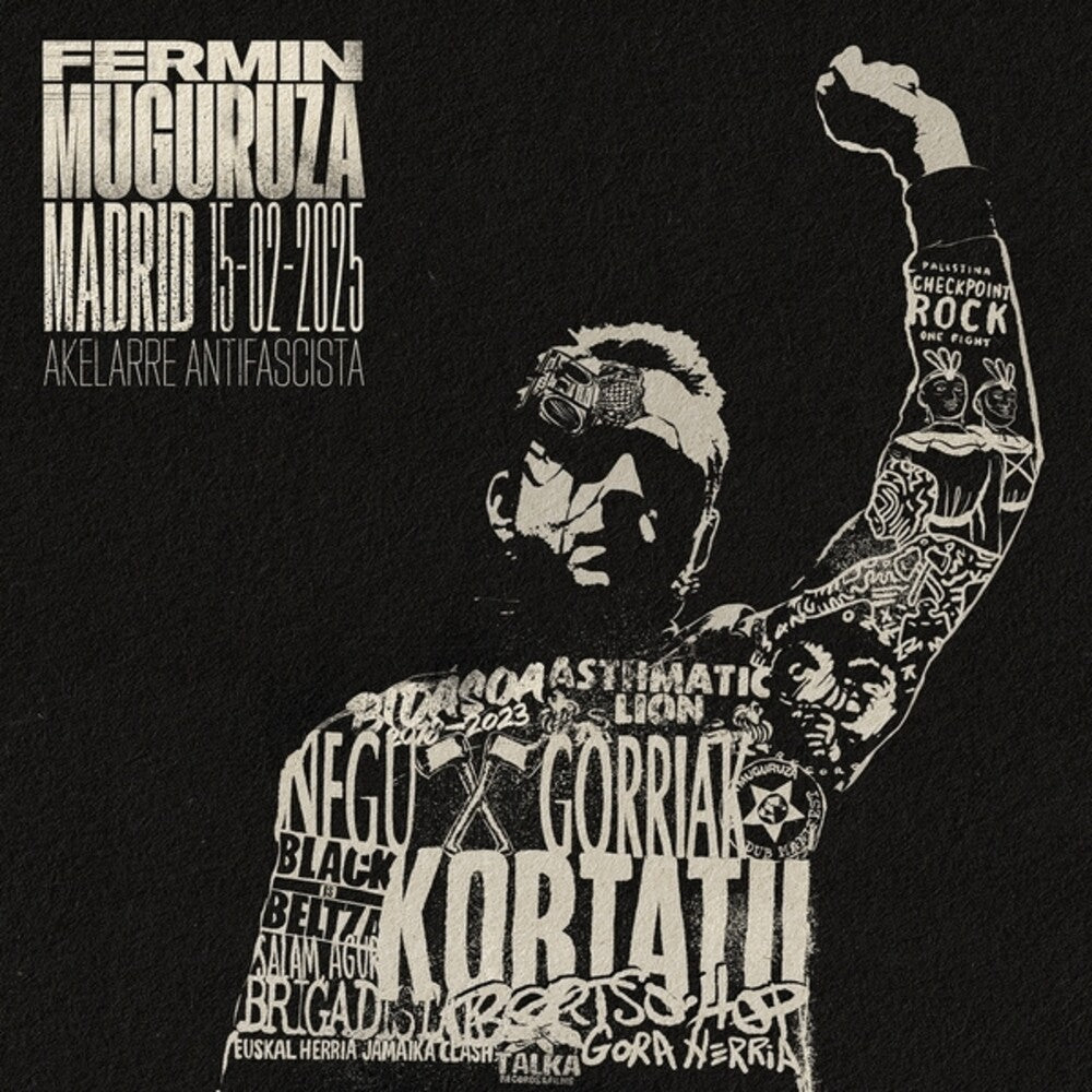 the album cover for Fermin Muguruza - Madrid 15-02-2025: Akelarre Antifacista