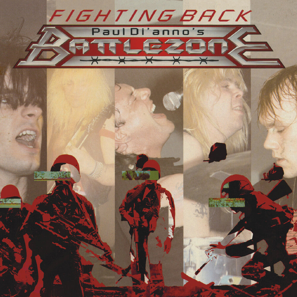 the album cover for Paul Di'anno / Battlezone - Fighting Back