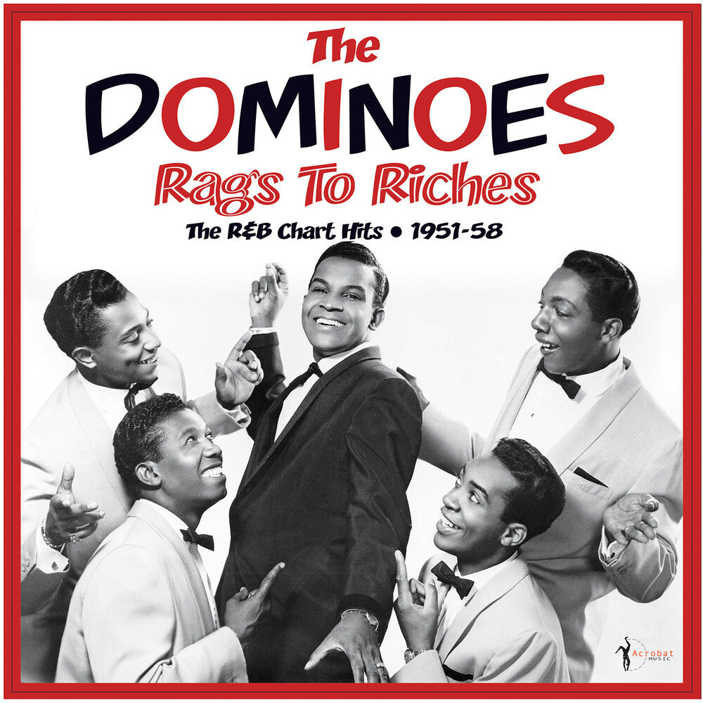 the album cover for Billy Ward & The Dominoes - Rags To Riches: The R&B Chart Hits 1951-58