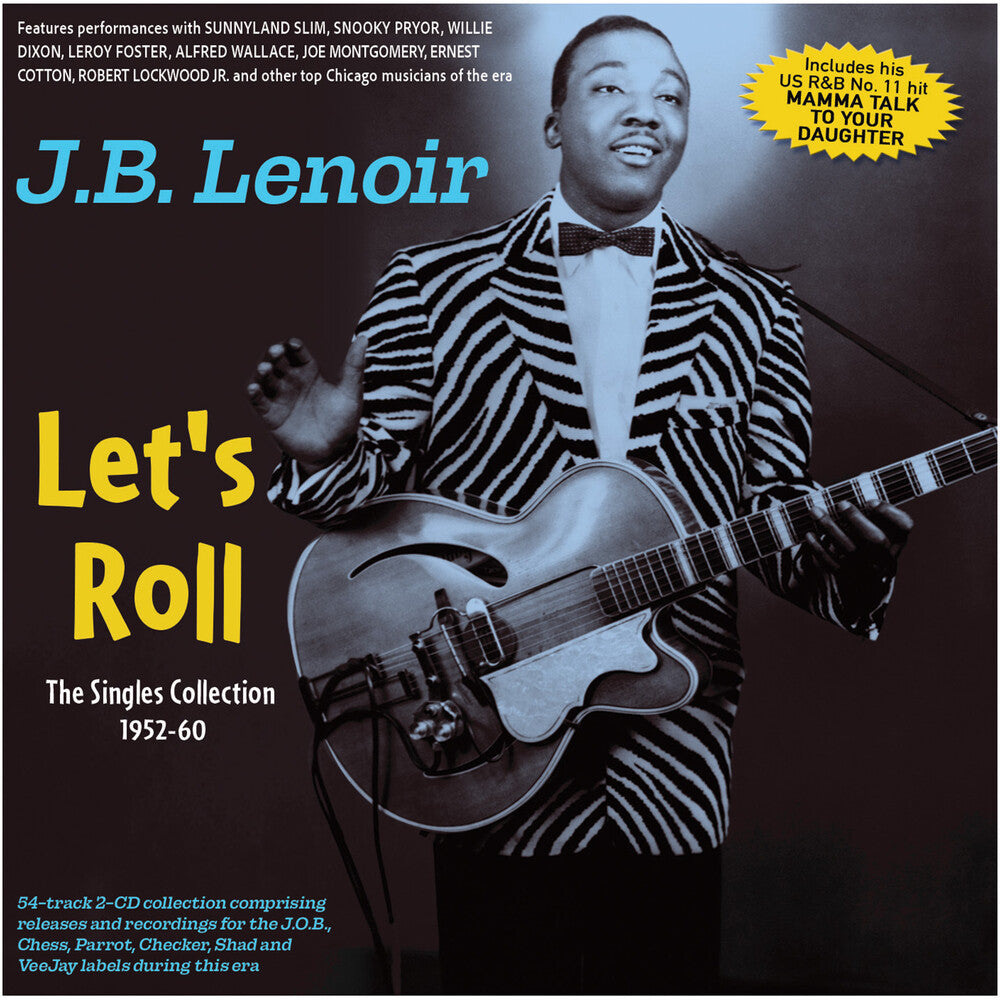 the album cover for Lenoir, J.B. - Let's Roll: The Singles Collection 1952-60