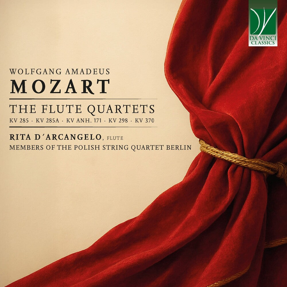 the album cover for Rita & Members of the Polish String Quartet Berlin D’arcangelo - Mozart: the Flute Quartets