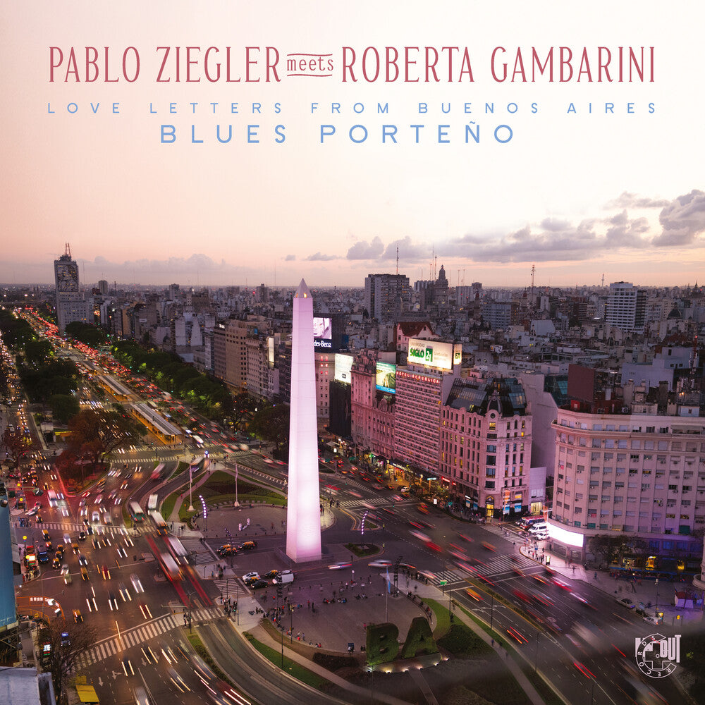 the album cover for Pablo Ziegler / Gambarini,Roberta - Blues Porteno (Love Letters From Buenos Aires)