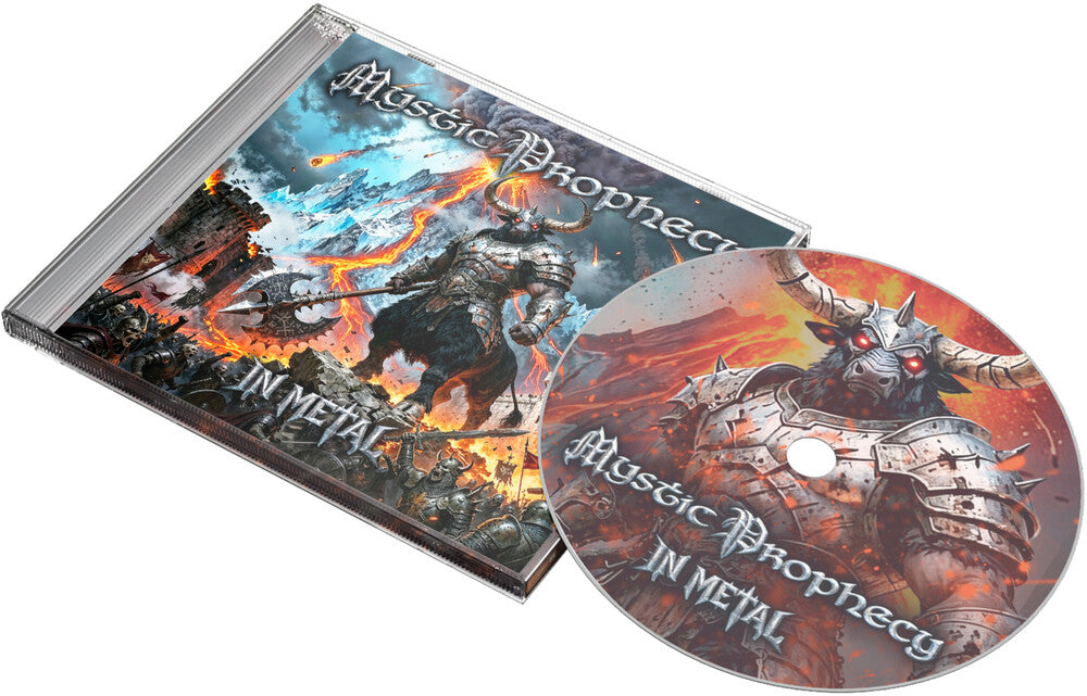 the album cover for Mystic Prophecy - In Metal