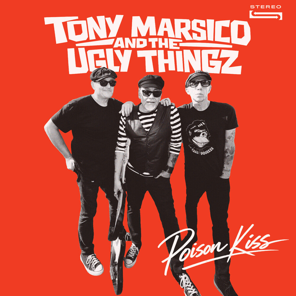 the album cover for Tony Marsico & Ugly Things - Poison Kiss
