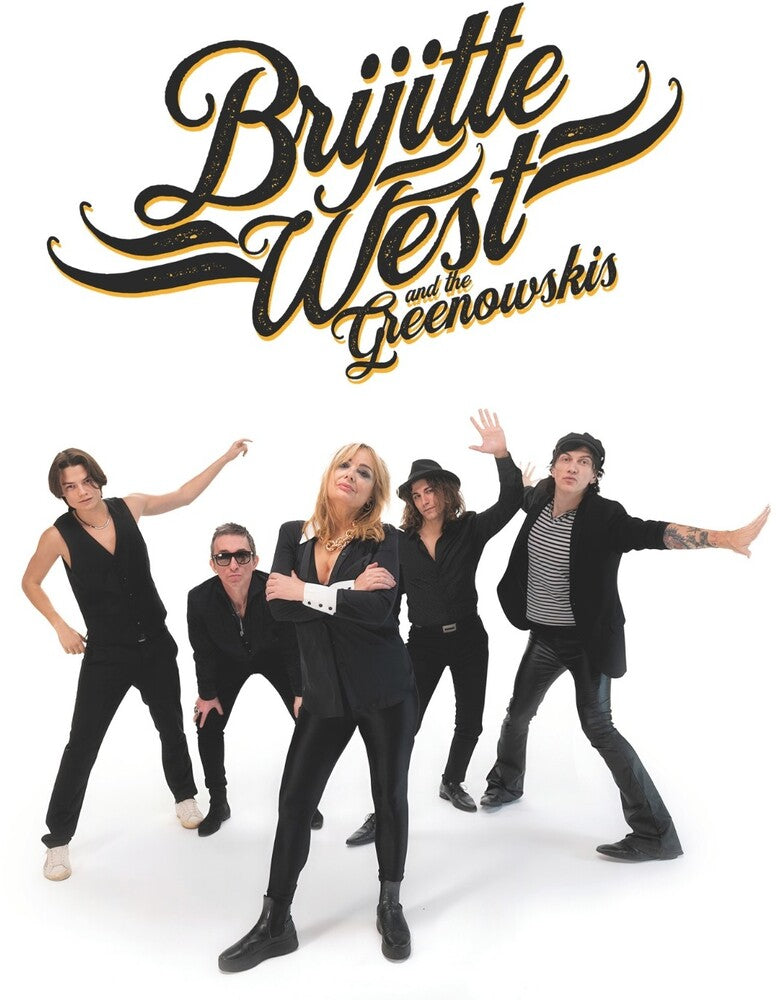 the album cover for Brijitte West & Greenowskis - Brijitte West And The Greenowskis