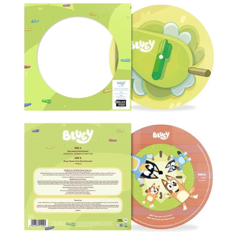Bluey - Rug Island / Bluey Theme 7"