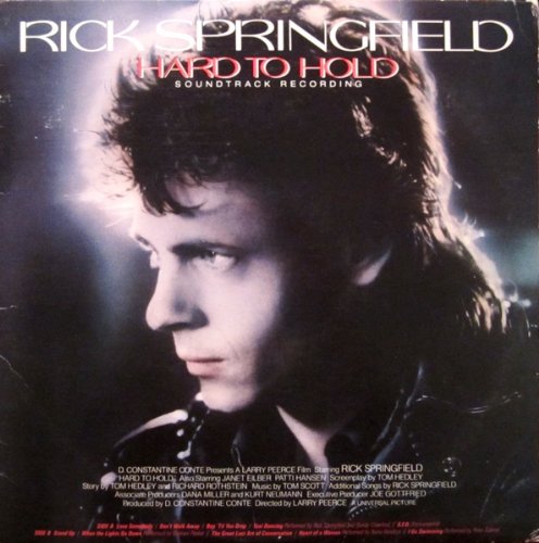 Rick Springfield - Hard to Hold Soundtrack LP