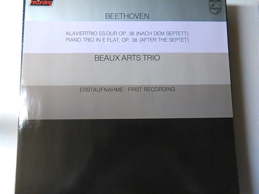 Beethoven, Beaux Arts Trio – Klaviertrio Op. 38 (Nach Dem Septett Op. 20) LP