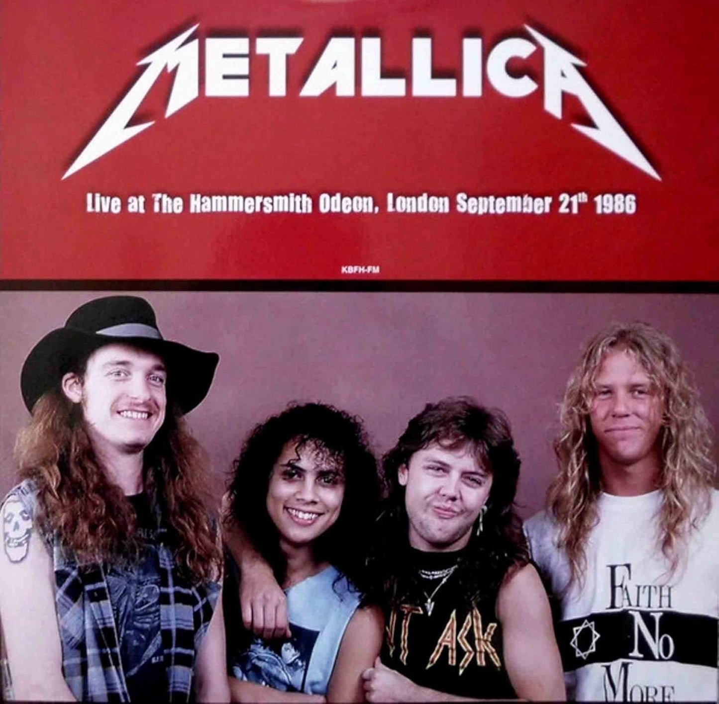 Metallica – Live At The Hammersmith Odeon, London September 21th 1986 (180g, Red) LP