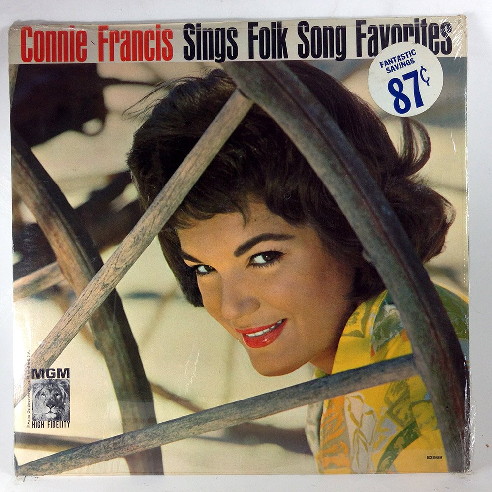 Connie Francis – Sings Folk Song Favorites LP