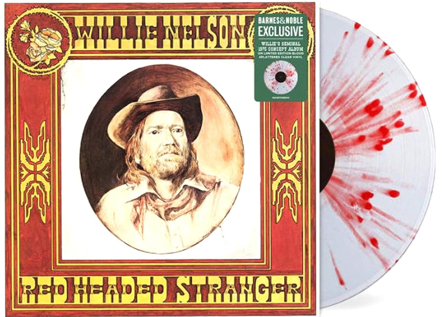 Willie Nelson – Red Headed Stranger (Blood Splatter Clear) LP