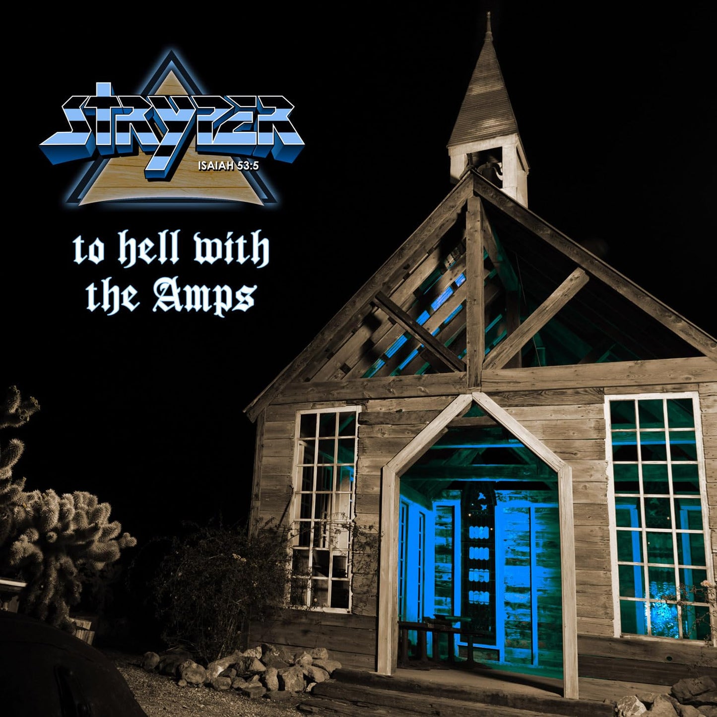 Stryper – To Hell With The Amps (Blue & White) LP