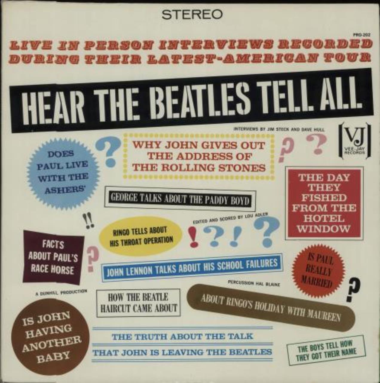 The Beatles – Hear The Beatles Tell All LP