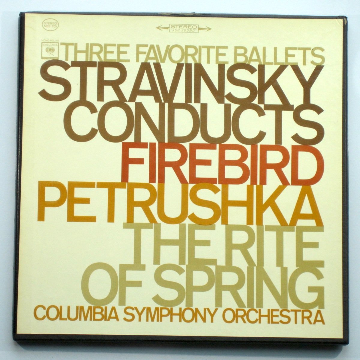 Stravinsky - Conducts The Firebird - Petrushka - The Rite Of Spring 3LP