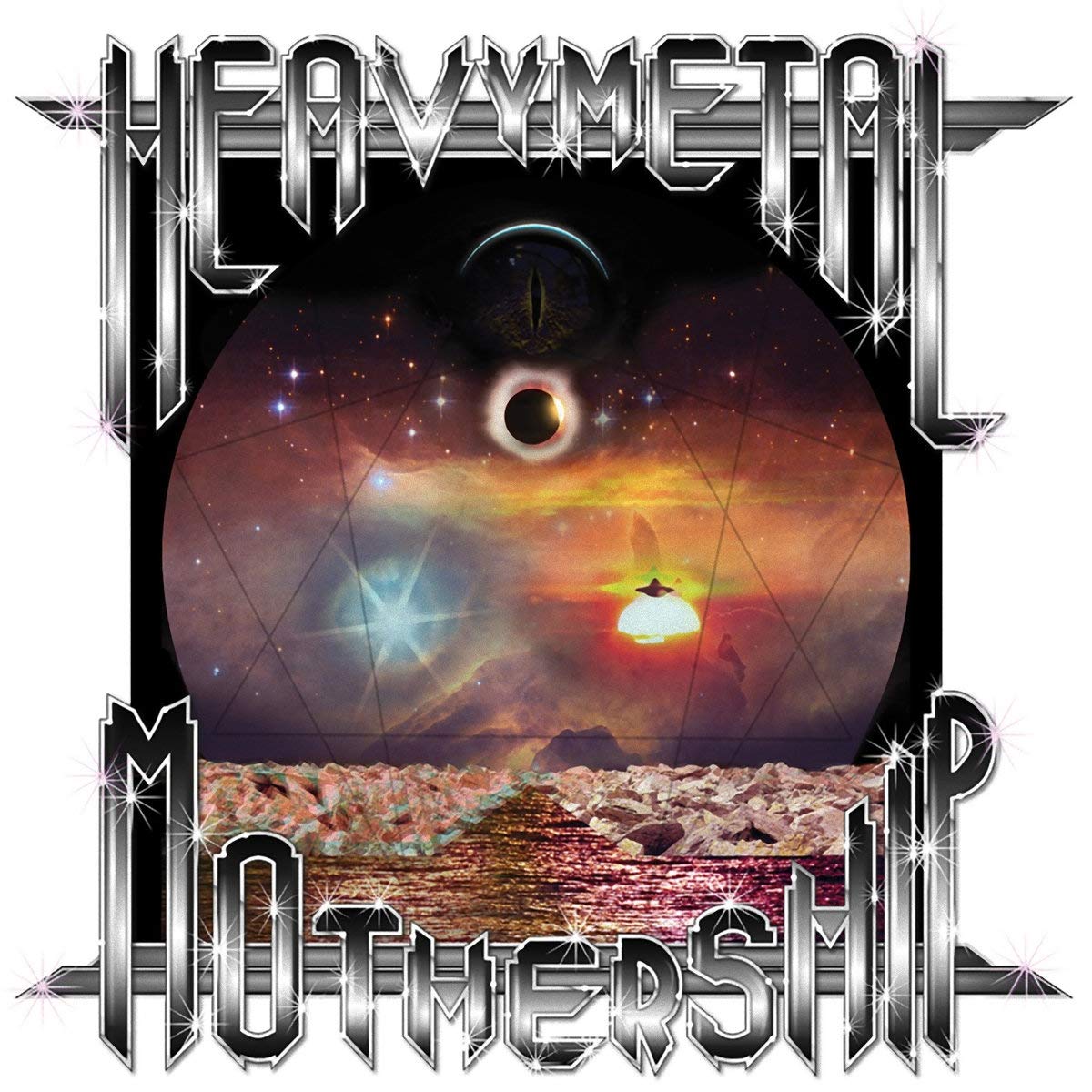 Turn Me On Dead Man – Heavymetal Mothership (Transparent w/ Violet Splatter) LP